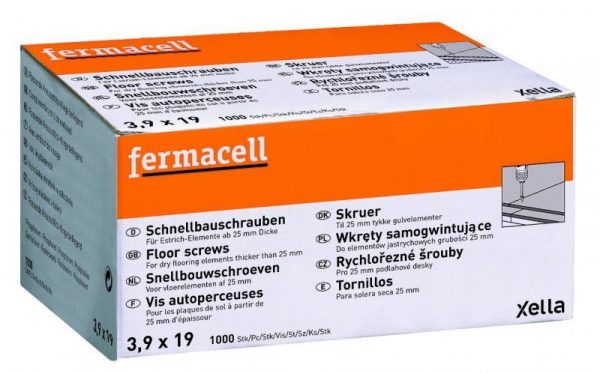 Fermacell Snelbouwschroeven 3,9x22 mm doos 1000 st