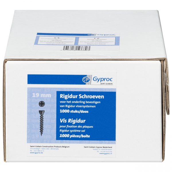 Gyproc Rigidur schroef 19x3,9 mm doos 1000 st