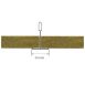 Rockfon plafondpaneel Krios A Vlak Inleg 544.A A15/A24 1200x600x20mm